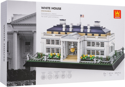 Набір кубиків Будівлі Білий дім 894 елементи ZKL.4214 (5903864973471)