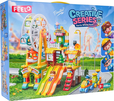 Кубики Веселе містечко для конструювання 235 елементів ZKL.FL42008 (5903864973600)