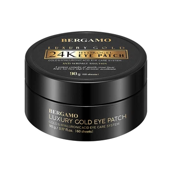 Патчі для очей із золотим гідрогелем BERGAMO LUXURY GOLD HYDROGEL EYE PATCH (60PCS)
