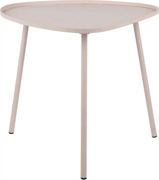 Журнальний столик Leitmotiv Boaz металевий 43 см Бежевий (8714302731853)