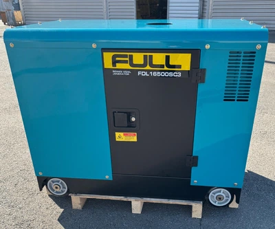 Трехфазный дизельный генератор FULL FDL 16500SC3 в кожухе мощностью 12 кВт