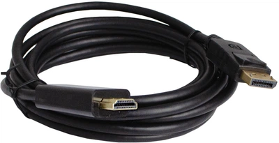 Кабель Patron DP-HDMI 4K 60Hz позолоченные разъемы PVC 3 м Black (PN-DP-HDMI-30)
