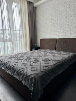 Покрывало Diamond Nordic 180×200 См, Графит. 180*200 (362439)