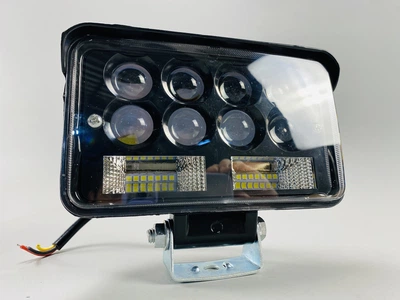 Фара LED прямоугольная 9-80V дальний+ближний IP67 22 LED чип типа 3570 8 линз