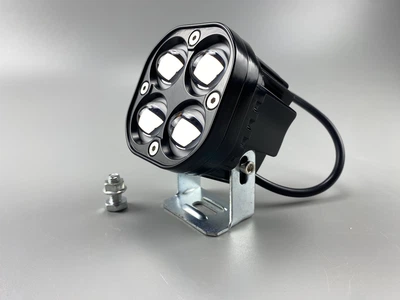 Фара LED квадратна 40W led chip CREE 2525 3D лінза 9-32V IP67 6000K з чіткою світловою межею