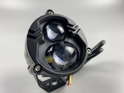 Світлодіодна LED-фара автомобіля ближний + дальній 30 W білий + бурштиновий IP67, LED-фара робочого світла