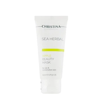 Яблучна маска для жирної та комбінованої шкіри Christina Sea Herbal Beauty Mask Green Apple 60 мл