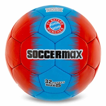 Мяч футбольный Бавария Soccermax Bayern Munchen 0047-820 размер №5 Red-Blue