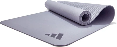 Коврик для йоги Adidas Premium Yoga Mat серый Унисекс 176 х 61 х 0,5 см