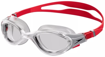 Очки для плавания взрослые Speedo BIOFUSE 2.0 прозрачно-красный для бассейна мужские и женские
