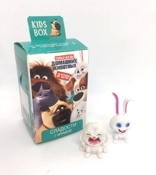Таємне життя домашніх тварин The Secret Life of Pets Світбокс Кідсбокс іграшка та мармелад Kids Box Sweet Box