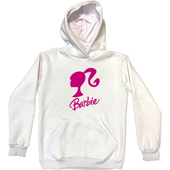 Худі Преміум Дитяча Barbie 1 Розмір 98 См (1-2Р.) Білий Без Утеплювача