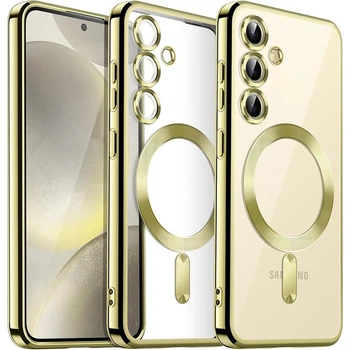 Чехол Fiji Chrome для Samsung Galaxy A16 4G / 5G (A165 / A166) с MagSafe и защитой камер Gold