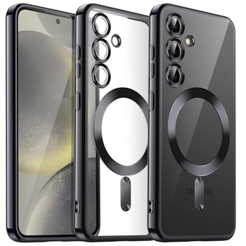Чохол Fiji Chrome для Samsung Galaxy S25 FE 5G (S731) з MagSafe та захистом камер Black