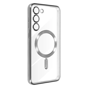 Чехол Fiji Chrome для Samsung Galaxy S23 Plus (S916) с MagSafe и защитой камер Silver