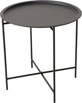 Журнальний столик Boltze Rocko з металу 46 см Чорний (4066076501014)