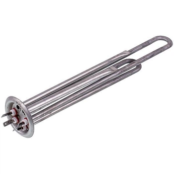 Тэн 2000W (нержавейка) L=310mm с анодом M4 для бойлера Rondo, IR, RZL и др