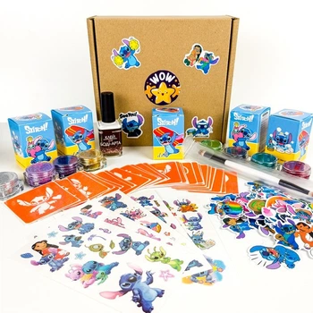 Набор для био-тату "Wow Box Стич" wow-box-stich-5 для 5 детей