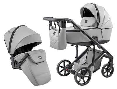 Коляска 2 в 1 Adamex Dolce Eco SA-3 світло-сірий