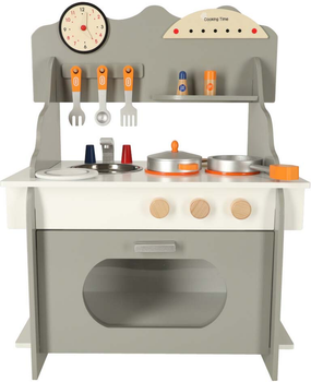 Kuchnia drewniana MDF Lulilo z piekarnikiem i akcesoriami 70 cm KX4626 (5903039739369)