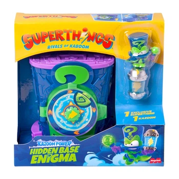 Игровой набор Скрытая база Энигма SuperThings Kazoom Power с фигурками