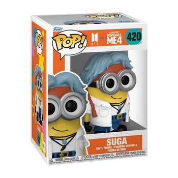 Ігрова фігурка Funko POP! вініл 11,4 см Minions x BTS Шуга (699859)
