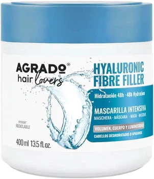 Маска-філер для волосся Agrado Hyaluronic Fibre Filler Інтенсивна з Гіалуроновими волокнами 400 мл (8433295097387)