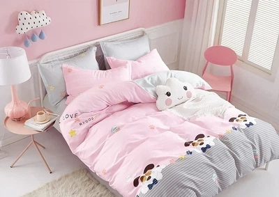 Комплект постельного белья с компаньоном R7624 pink