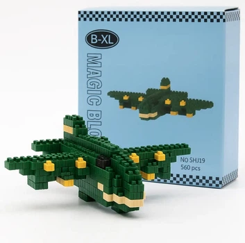 Конструктор 3D Blocks Beixi Крокодило Бомбардиро, 580 деталей SHJ-19