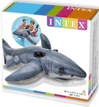 Надувна іграшка Intex Акула для плавання 173 x 107 см (57525) (78257575251)