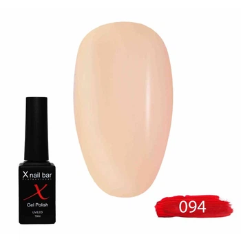 Гель-лак для нігтів, для манікюру X Nail Bar Professional 10ml №094