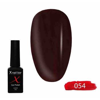 Гель-лак для ногтей, для маникюра X Nail Bar Professional 10ml №054