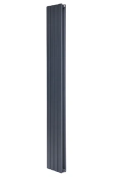 Дизайнерский вертикальный радиатор отопления ARTTIDESIGN Terni II 4/1800/236/50 серый матовый TR II.4.180.23.5.G