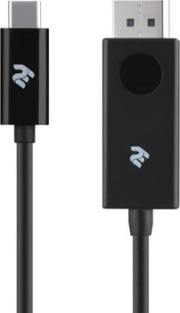 Кабель 2Е USB Type-C - DisplayPort (M/M) 1 м Black (2E-W1402)
