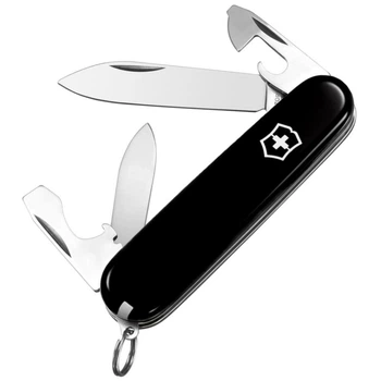 Ніж складаний, мультитул Victorinox Recruit (84мм, 10 функцій), чорний 0.2503.3