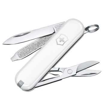 Ніж складаний, мультитул Victorinox Classic SD Colors (58мм, 7 функцій), білий 0.6223.7G
