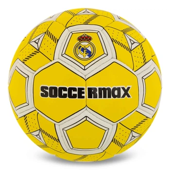 Футбольний м'яч Real Madrid, розмір 5, ПВХ, ручне зшивання, латексна камера, для інтенсивних тренувань та ігор(OB_E2E6B74DCD47)