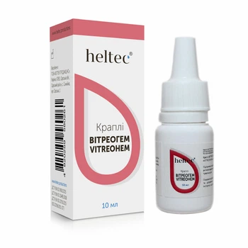 Краплі ВІТРЕОГЕМ Heltec 10 мл