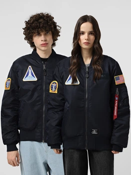 Бомбер Alpha Industries 7715337 Тёмно-синий L ALD255