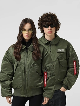 Бомбер Alpha Industries 5544627 Зелений M ALD94