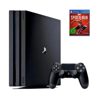 Консоль Sony PlayStation 4 PRO 1TB CUH 72 Black обслуженая + Геймпад беспроводной DualShock 4 + Marvel's Spider-Man + гарантия Б/У