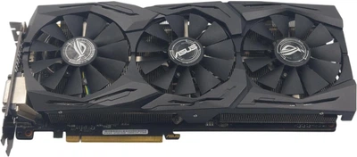 Відеокарта Asus PCI-Ex GeForce GTX 1070 ROG Strix 8GB GDDR5 (256bit) (1506/8000) (DVI, 2 x HDMI, 2 x DisplayPort) (STRIX-GTX1070-8G-GAMING) - Б/У