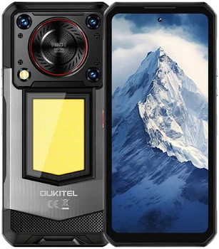 Мобильный защищенный смартфон Oukitel WP56 (12+512Gb, АКБ 16000 мАч) Black