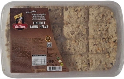 Тахинная халва Tatlan с фундуком 300 г (8695014068010)