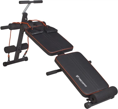 Скамья для тренировок пресса TECOFIT Черный (TOP20116548)