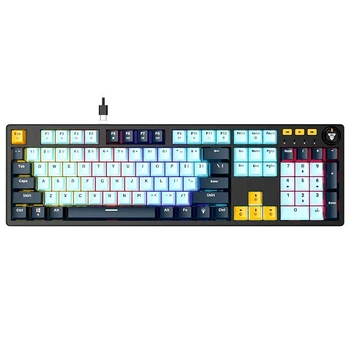 Ігрова провідна клавіатура механічна Fantech ATOM107S MK893S MIZU Red Switch |УКР/АНГРозкладка| з RGB підсвічуванням
