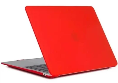 Чехол-накладка Hardshell для MacBook Air 13.6" красная Red M2 2022 A2681 / M3 2024 A3113 / M4 2025 A3240