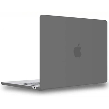 Серый чехол-накладка Hardshell для MacBook Pro 16.2" A2485 A2780 A2991 M1 M2 M3 Max серый матовый пластик Matte grey