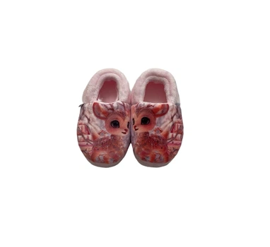 Капці домашні для дівчинки Waldi 070967 рожеві оленя 28-29