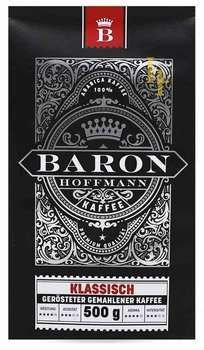 Кава мелена Baron Hoffmann Klassisch 500г купаж арабіки та робусти темно-середнього обсмаження (КМ-00122)